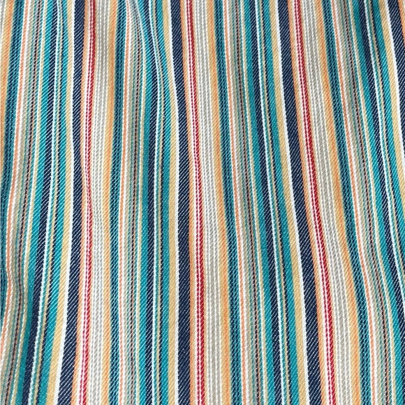 VINTAGE WOMENS DOCKER 100% COTTON BUTTON UP LONG SLEEVE STRIPED SHIRT SIZE MED - Picture 3 of 9